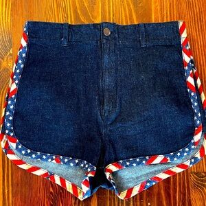 GREY ANTICS Vintage Denim Shorts American 4th of July 1990